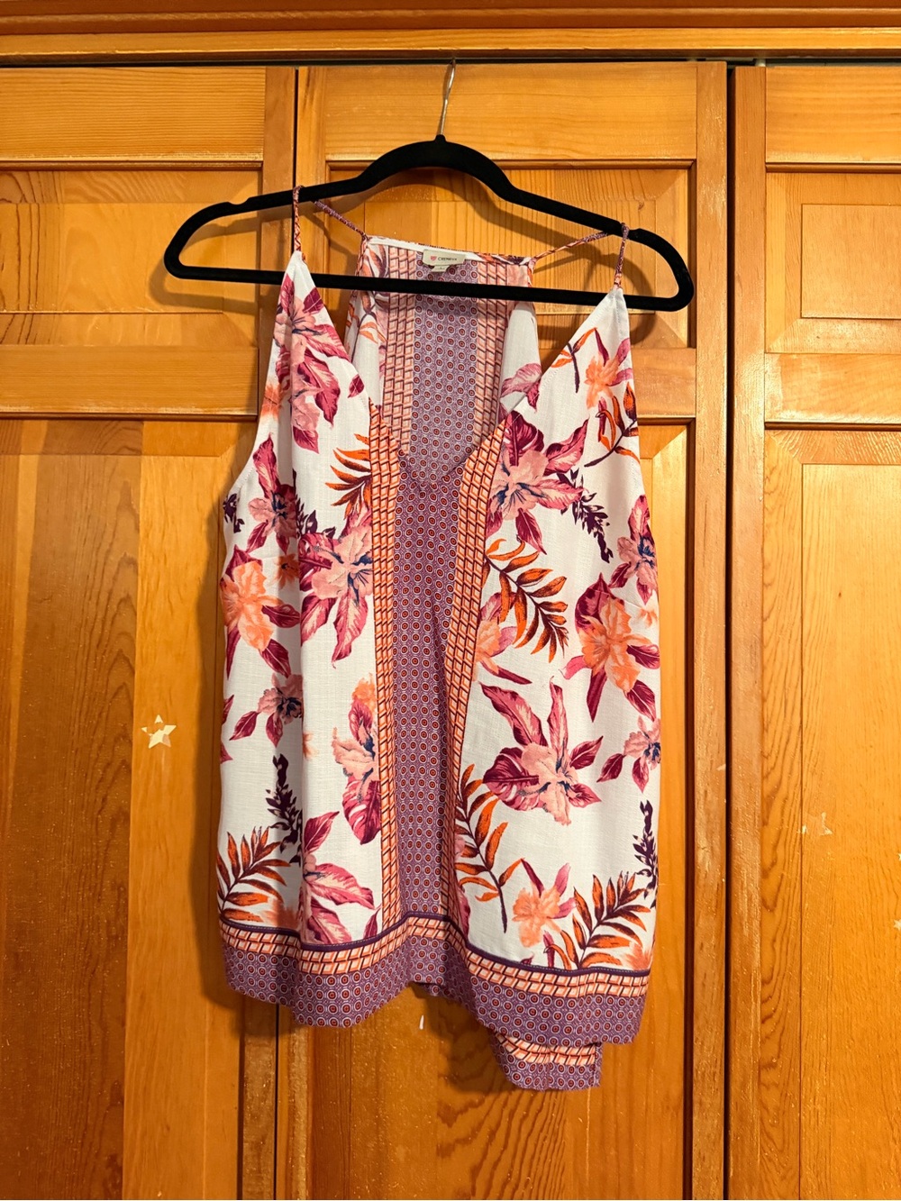 Daniel Cremieux Floral Camisole in Pink and Orange